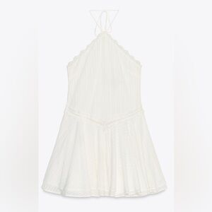 Zara halter mini dress